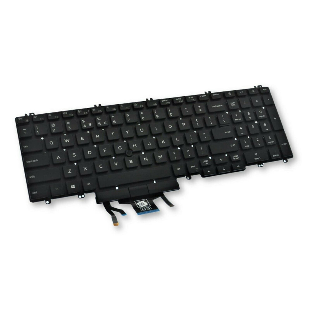 Dell Us-International Backlit Keyboard M25nk Latitude 5500 5501 5510 5511 Precision 3540 3541 3550 3551