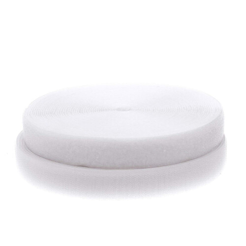 Velcro 10mm Velcro Brand Hook & Loop White Sew On 2m
