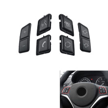 Cubiertas de los Botones del Volante del Coche, Volumen de la Cubierta del BotóN del Interruptor del Menú de Control para X1 E84 3 Series E90 E91