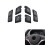 Car Steering Wheel Button Covers Control Menu  Button Cover Volume for  X1 E84 3 Series E90 E91 E92 E93 (B) 1