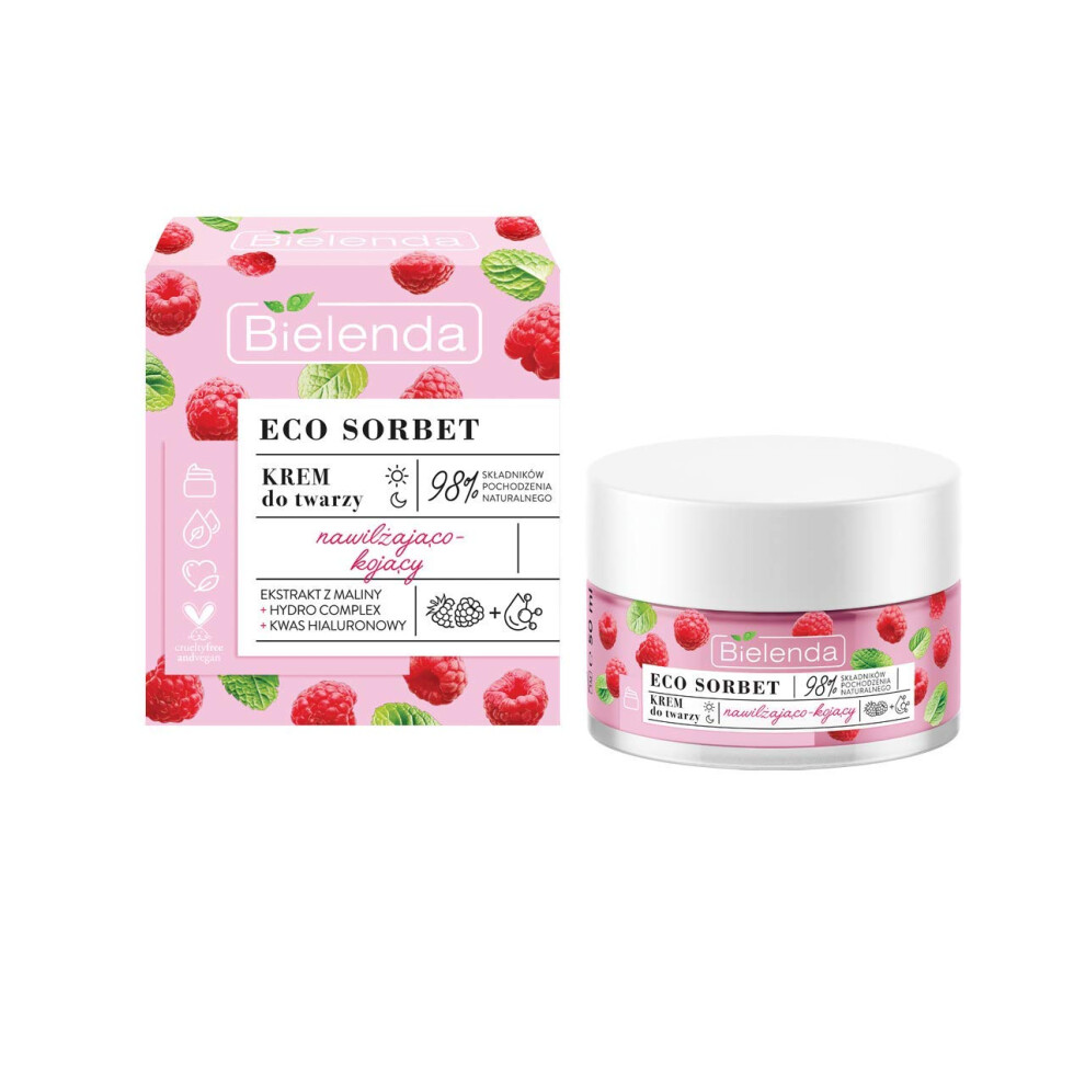 Bielenda Cream Eco Sorbet Raspberry Face 50Ml