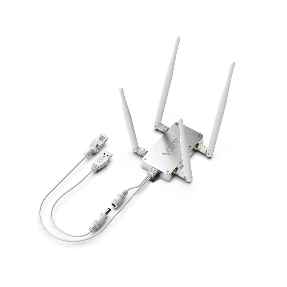 Ac1200 Dual Band 2.4Ghz/5Ghz Wifi Bridge Ethernet/Mini Router/ Rj45 To Wifi Adapter Good For Dvr, Plc,Ps3,Network Devices Vbg1200 714169876450