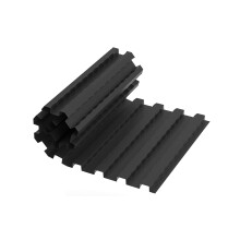 1131 600mm Pack of 5 6m Form Eaves Vent Roll Out Rafter Tray 600 mm, Black