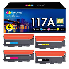 117A Toner Cartridges Replacement for HP 117A W2070A W2071A W2072A W2073A Compatible with Color Laser 150a 150nw 150w MFP 178nwg 179fwg 178nw 179fnw