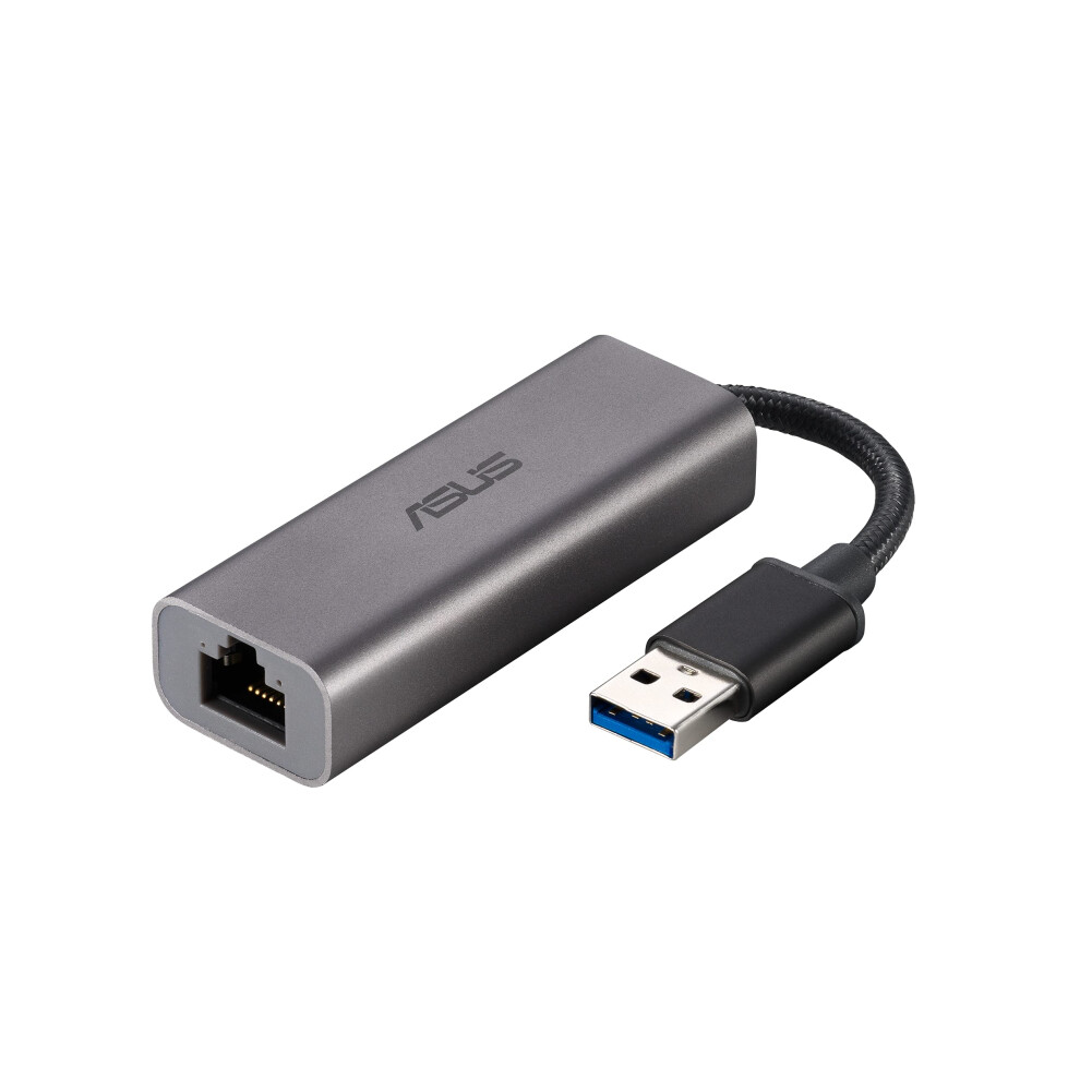 Photos - Card Reader / USB Hub Asus 2.5G Ethernet USB Adapter Wired LAN Network Connection for Mac OS, Linux, Windows, Backward Compatible on 2.5G, (USB-C2500)