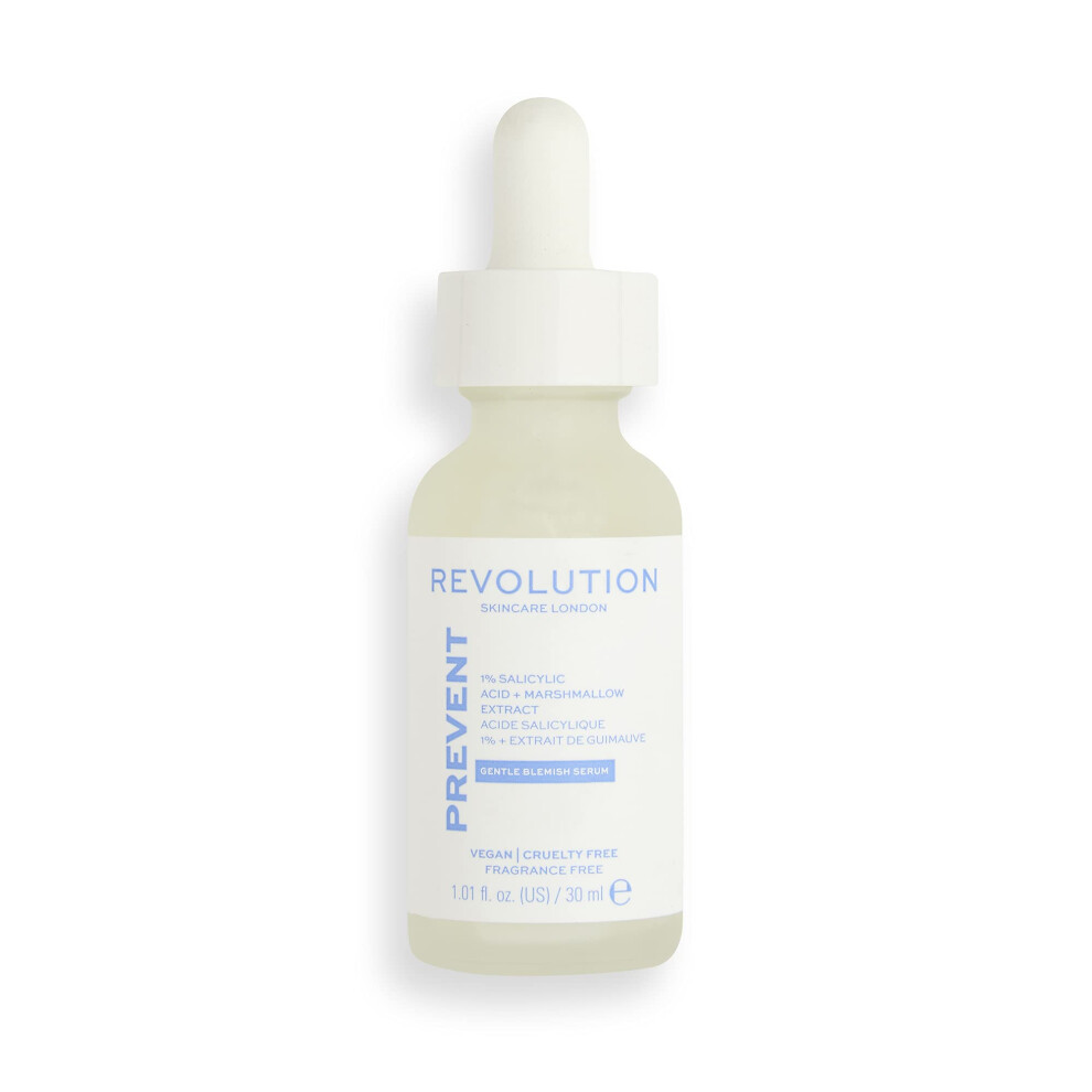 Revolution Beauty London Skincare, 1% Salicylic Acid, Marshmallow Extract, Serum, 30Ml