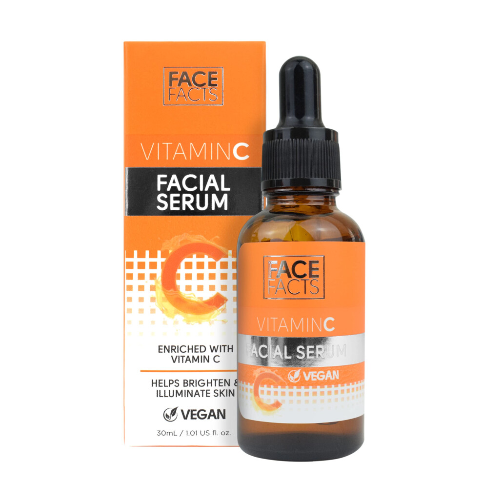 Face Facts Vitamin C Facial Serum | Brightening + Hydrating | 30Ml