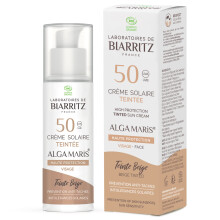 Alga Maris High Protectin Tinted Sunscreen Face SPF50 Organic 50ml - Beige