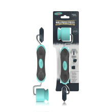 3 in 1 Wallpaper Tool - Wallpaper Press & Seam Roller - Ergonomic Handle & 6mm Metal Rod - Wallpaper Roller with Removable Silicone Sleeve & Textured