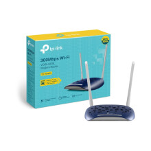 300 Mbps Wireless N VDSL/ADSL Modem Router, Support Modem Only Mode, UK Plug (TD-W9960) (Renewed)