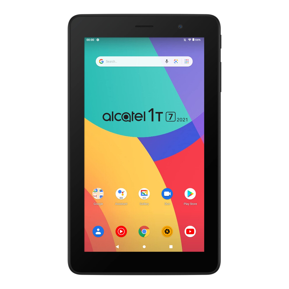 Alcatel 1T 7" (2021) Wifi - Tablet 16Gb, 1Gb Ram, (Renewed) Black