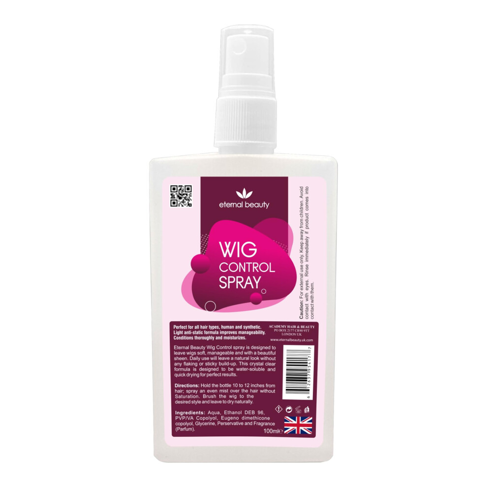 E-Beauty Eternal Beauty Wig Control Spray 100Ml New Packaging Travel Pack
