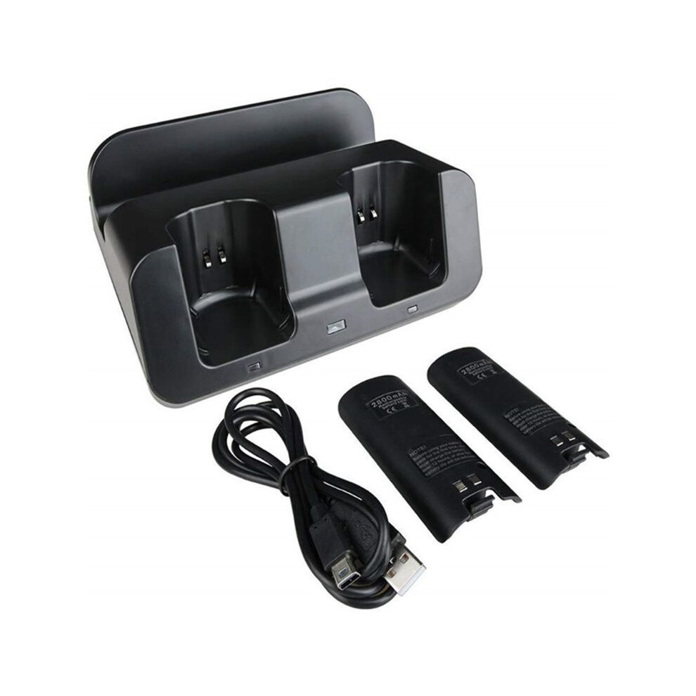 Charging Station Dock Stand Charger For U Gamepad Remote Controller A9lc(Black) Black 6033206335724