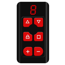 Control Remoto Multifrecuencia de 8 Canales para Puertas Enrollables, Puertas de Garaje, Puertas Eléctricas, Copia de Control Remoto C