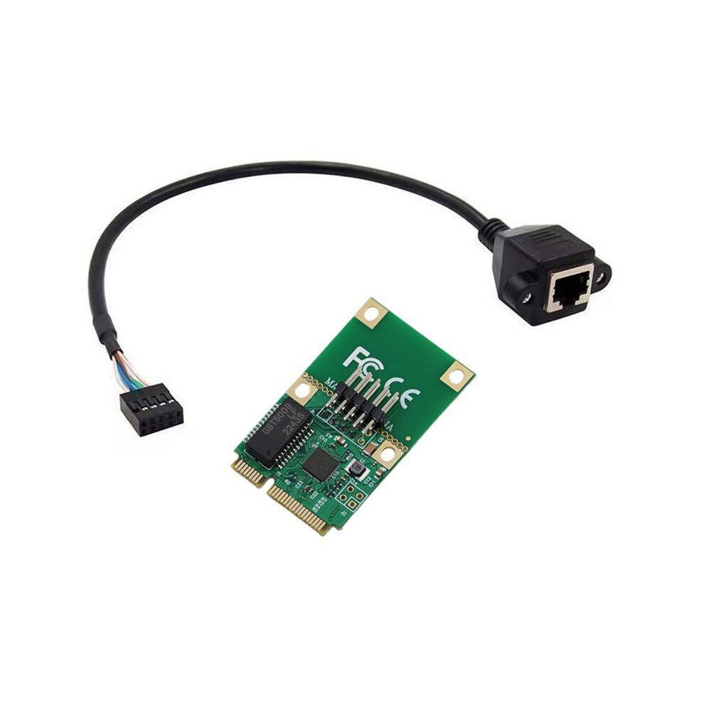 Pci-E To Gigabit Ethernet Server Network Card 1000Mbps Gigabit Ethernet Rj45 Lan Network Adapter Curved Pin 4713114534625
