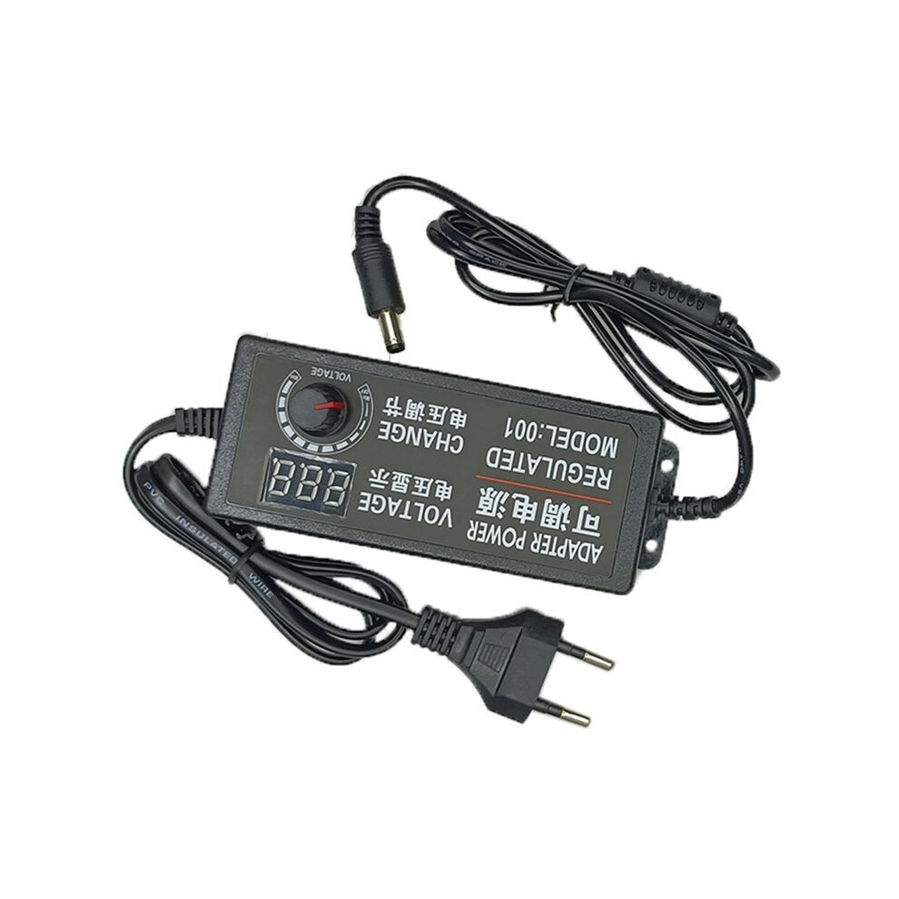 3-24V 3A Power Supply Adjustable Universal Switching Adapter,Variable Power Supply Converter With Led Voltage Display Eu 4713931818274