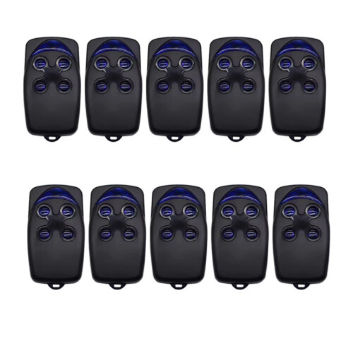 10 Pcs FLO4RS 433mhz Garage Door Remote Control Opener Flor-S Remote Control 4 Button Rolling Code Handheld Transmitter 1