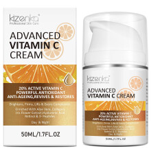 Vitamin C Cream, 20% Vitamin C Age Aging Cream for Face and Skin, Moisrturiser Day Cream Fits for Women for Smoothing Fine Lines & Wrinkles - 50ml