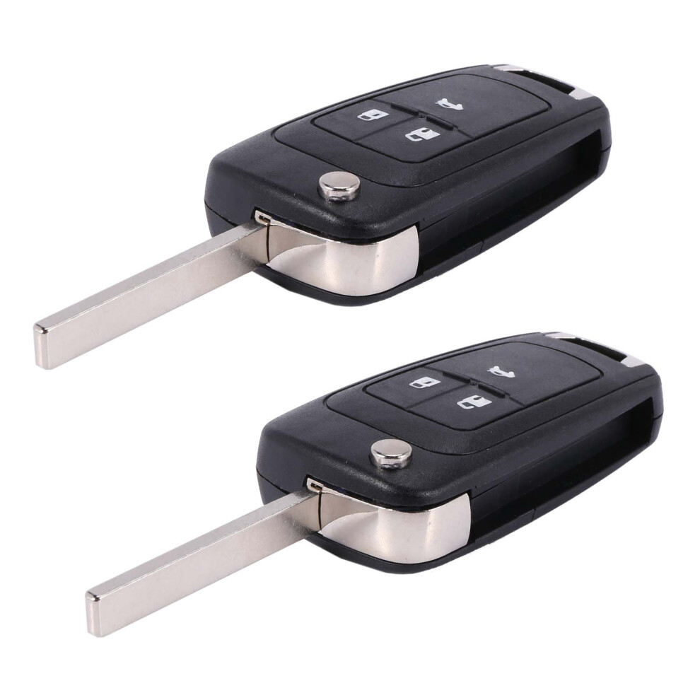 2X 3 Buttons 433Mhz With Id46 Chip Remote Control Key Fob For Cruze Aveo Orlando 2010-2015 Hu100 Blade 6032462454071