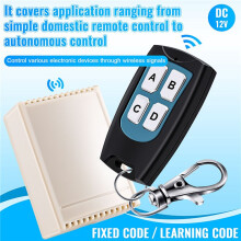 12V 4 Channel 200M Wireless RF Remote Control 2 Transmitter + Receiver