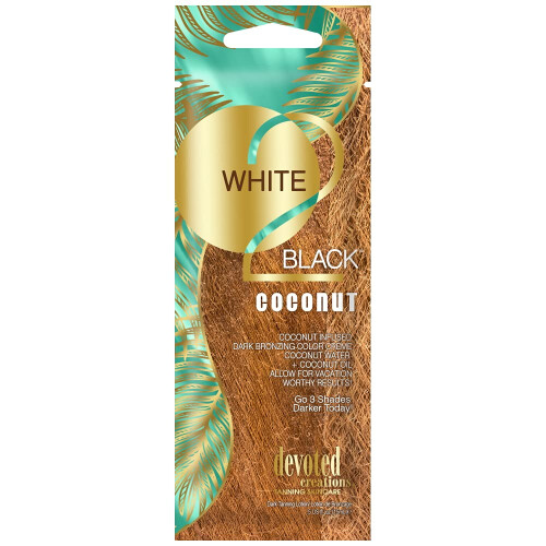 White 2 Bronze Coconut Dark Bronzing Tanning Lotion (15ml)