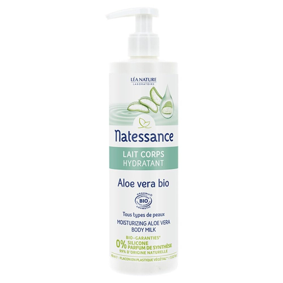 Natessance Moisturizing Aloe Vera Body Milk 400Ml