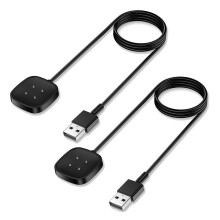 2PCS Replacement Charger for -Versa-4-Sense-2-Versa-3-Sense Cable USB Cable Cord Fast Charging Smartwatch