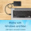 Buffalo External SSD 1TB - Compatible with PS4 / PS5 / Windows/Mac - USB-C - USB-A - USB 3.2 - External Solid State Drive - SSD-PG1.0U3B 4