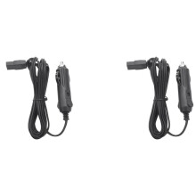 4PCS 2M 12V Replacement Car Cooler Box Fridge Cigarette Lighter 2 Pin Charger Cable