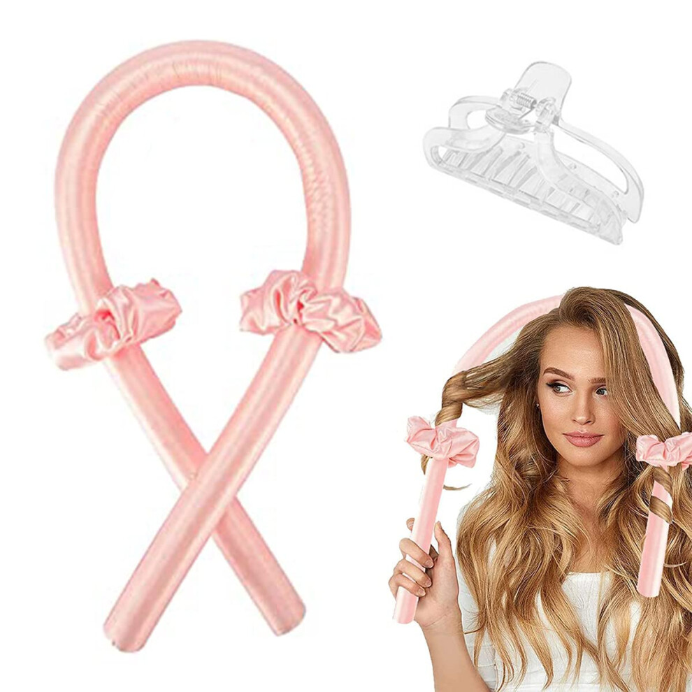 Lerkely Satin Heatless Curling Rod Headband - Heatless Curlers Set For Heatless Curls | Heatless Hair Curler For Voluminous Hair | Hair Curlers No Heat |