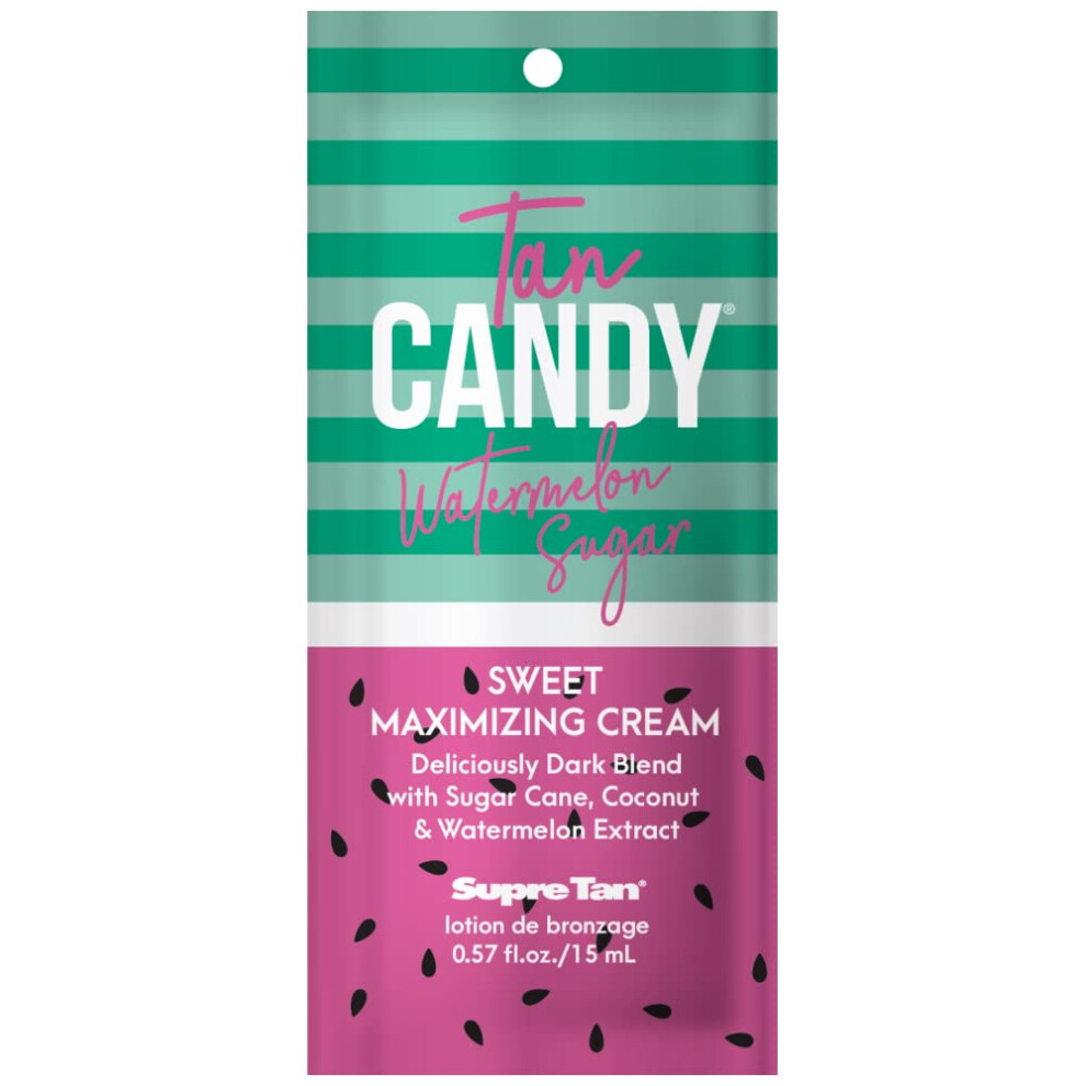 Supre Tan Candy Watermelon Sugar Sweet Maximising Cream Tanning Lotion (15Ml)