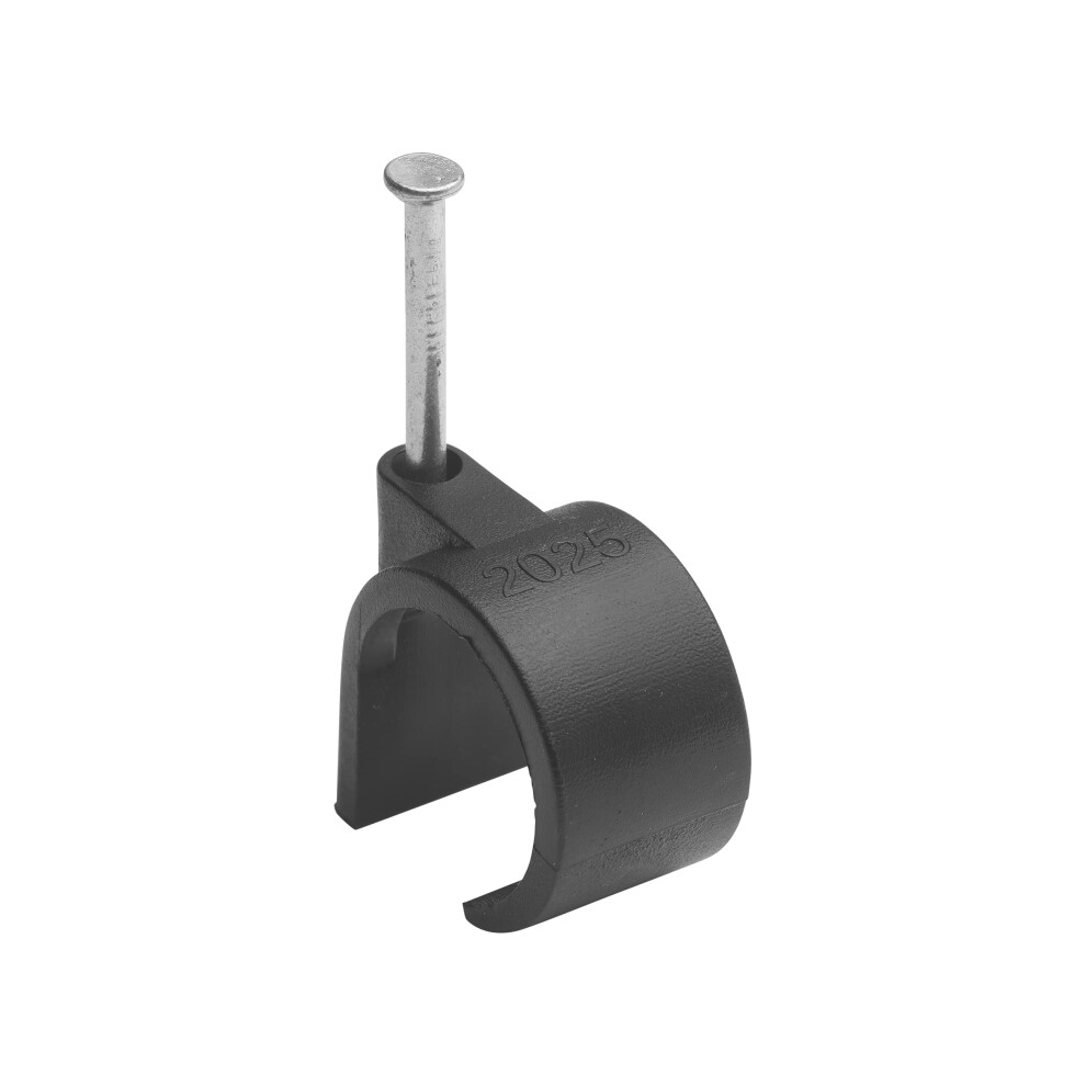 700430 Cable Tie - Electric Cable Attachment And Connection - Cable Tie - Fixing Nail - Wire Tie Diameter 20 A 25 Mm Black Pack Of 50 3142187004307