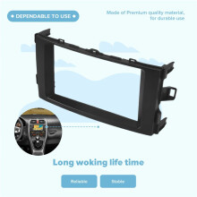 2Din Car Fascia for Auris 2006-2012 Stereo Fascias Panel Dash Mount Installation Car DVD Frame Kit In-Dash