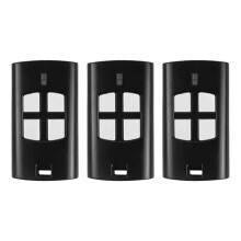 Controle Remoto para Porta de Garagem 3 Peças para Abridor de Porta de Garagem To.GO 4WV 433,92 MHz Rolling Code Transmissor Portátil