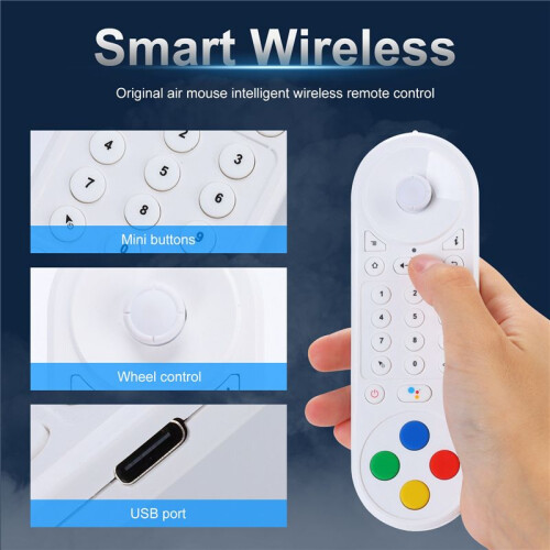 H20 Wireless Remote Control  Voice Flying Air Mouse for Android TV Box Projector PC/HTPC 2
