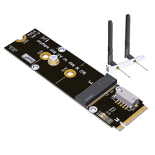 M.2 NVMe 2280 2260 Naar WiFi/ A/E Key NIC-Netwerkkaart 2230 M-Key Naar A/E Key-Adapter voor AX210-Adapterkaart