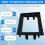 2Din 10.1 Inch Car Frame Fascia Adapter Canbus Box Decoder Android Radio Dash Fitting Panel Kit for  XC90 2003-2014 3