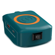 18V 20V Lithium Battery Wireless Charging Adapter Type C USB Charger Adapter Charging for Phone for