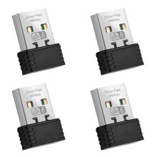4X Adattatore Wireless WiFi 6 AX286 802.11Ax 2.4GHz Scheda di Rete USB con Driver Gratuito per Computer Win7/10/11 Ricevitore WiFi