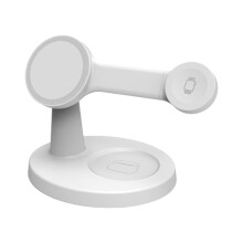 3-in-1 Magnetischer Kabelloser Ladeständer für 16 15 14 Pro Max für Watch 9 8 für Schnellladestation A