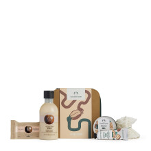 Lather & Slather Shea Body Care Gift Set, for Dry Skin, Vegan