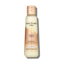Spa Bubble Bath Foaming Bath Soak, Bath Cream, with Wheat Proteins and Aloe Vera, Vegan and Cruelty Free, 75ml, Orange