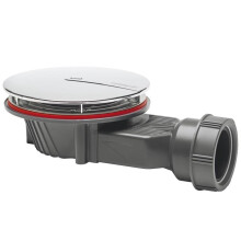 Wirquin Low Profile Waterless Shower Trap 40mm Depth, Slim Plus New