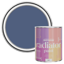 Blue Heat Resistant Radiator Paint in Matt Finish - Ink Blue 750ml (SHDRCT1152)