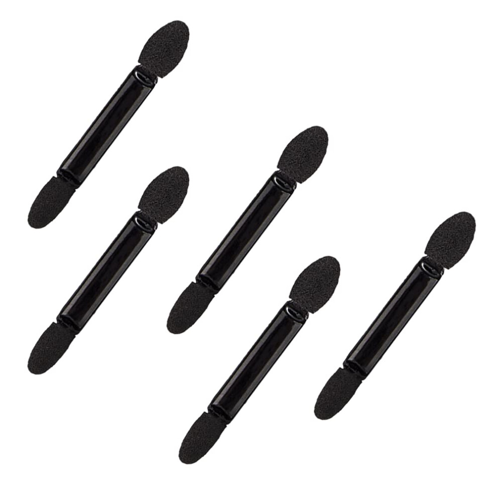 Fyaccd Eyeshadow Applicator, 5 Pcs Eye Shadow Brush, Disposable Eyeshadow Applicator, Double Head Sponge Eyeshadow Brush