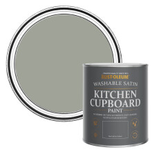 Light Green Scrubbable Kitchen Cupboard Paint in Satin Finish - Tea Leaf 750ml