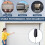 10 Pcs FLO2RS 433mhz Garage Door Remote Control Opener Flor-S Remote Control 2 Button Rolling Code Handheld Transmitter 7