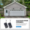 2PCS Garage Door Opener Remote Control Replacement for Liftmaster 890Max, Garage Door Remote Control 3-Button  Key Chain 3