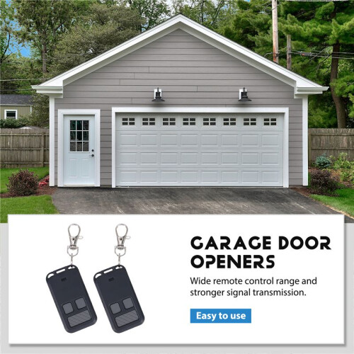 2PCS Garage Door Opener Remote Control Replacement for Liftmaster 890Max, Garage Door Remote Control 3-Button  Key Chain 2