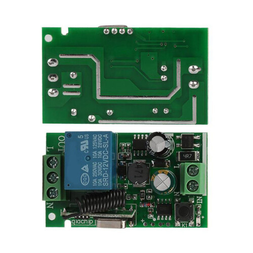2X Universal 433 MHz AC 220V 1 Channel Remote Control   Wireless Relay Receiver Module 1